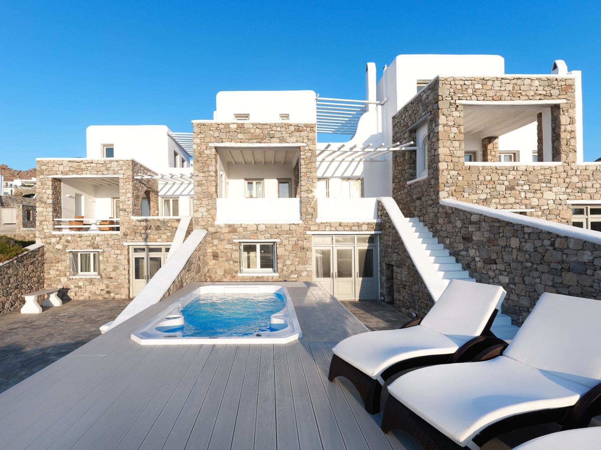 Sunset Villas In Mykonos By White Hills Mykonos Town Luaran gambar